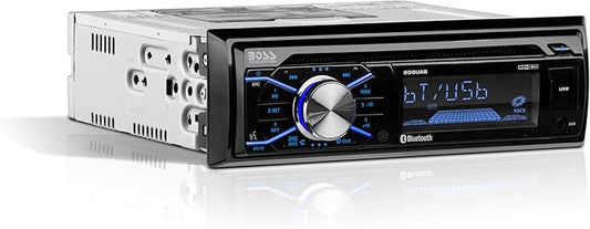 BOSS Audio Systems 508UAB Car Stereo - Single Din, Bluetooth, CD Player, AM/FM Radio Receiver, Aux-in, USB, Built-in Microphone