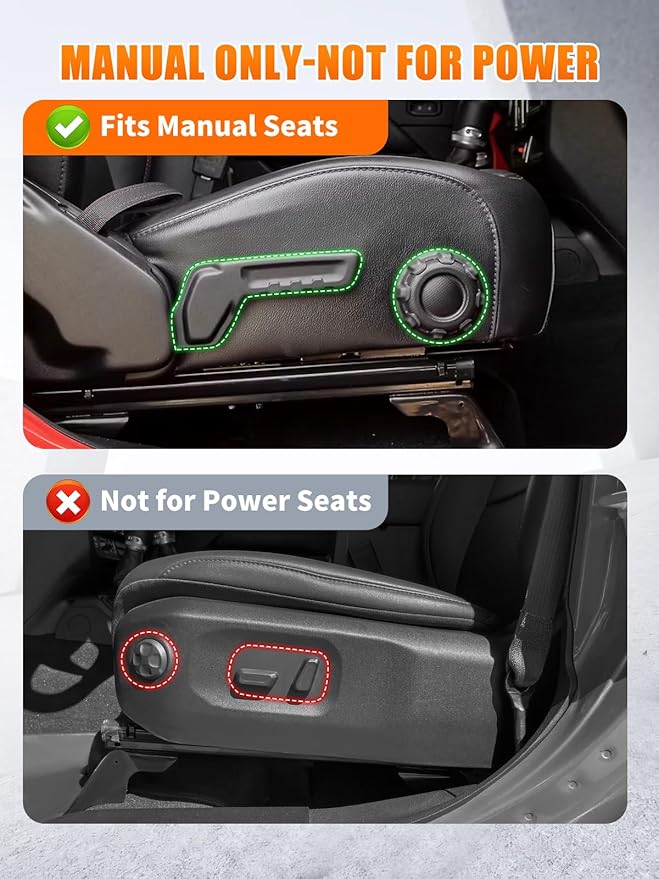 UNI-SHINE 2-Pack Metal Front Door Storage Box Fit for Jeep Wrangler JL JLU & 4xe 2018–2025, Fit for Gladiator JT 2020–2025, Door Pockets Organizer for Jeep Wrangler Sport Accessories