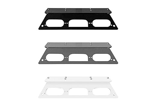 Magnetic Antenna Mounting Plate - 2022 Ford Superduty F250 - Compatible - No-Drilling Required - No Cam - Black
