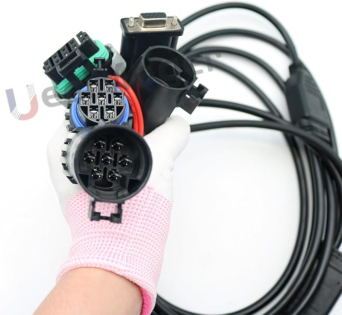 Ready to Use for Bobcat Service Analyzer Bobcat Diagnostic Tool (RST) with Laptop Service Tool Harness Remote Start Excavator Scanner Tool (with Laptop Delll)