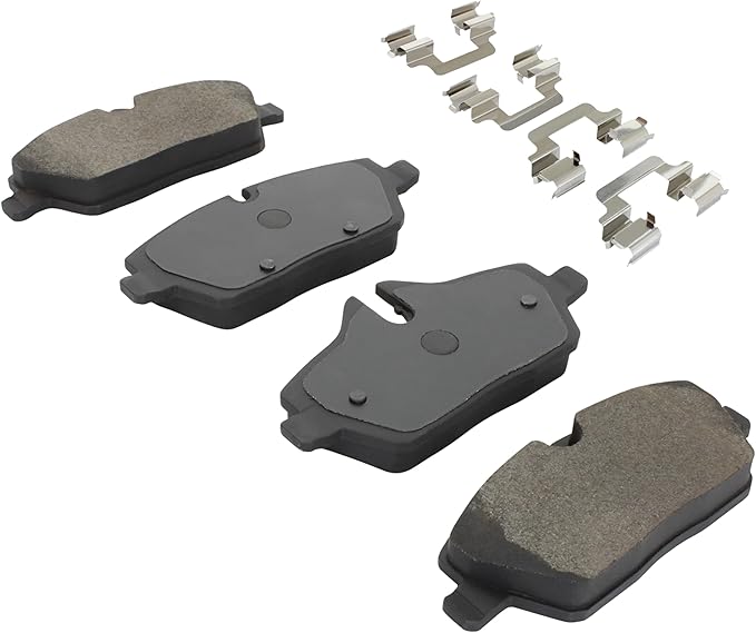 QUALITY-BUILT Premium Semi-Metallic Front Brake Pads 1001-1308AM Compatible with 2014-2021 BMW (i3, i3s)