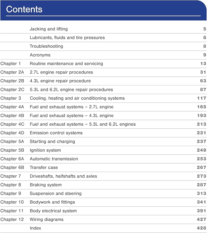 Haynes Chevrolet Silverado 1500 (2019–2022) Repair Manual: Covers 2.7L, 4.3L, 5.3L & 6.2L Gas Engines (in-Book) + Online-Only 3.0L LM2 Diesel – Maintenance, Repairs, Troubleshooting & Wiring Diagrams