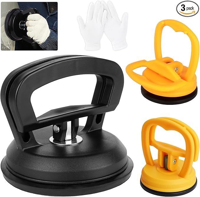 3Pcs Car Dent Puller,Dent Remover Tool for Car, Powerful Car Dent Suction Puller, Fast Repairs Minor Car Dents, Hail Damage, Lifts Glass, and Moves Objects