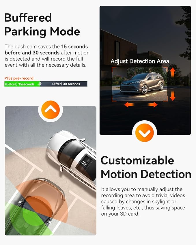 Vantrue N2X 2.7K Dash Cam Front and Inside, 5G WiFi Dual Dash Camera for Car with HDR IR Night Vision, STARVIS 2, GPS, 2.5K/60FPS, LTE Support, 24/7 Parking Mode, Voice Control, Support 512GB Max