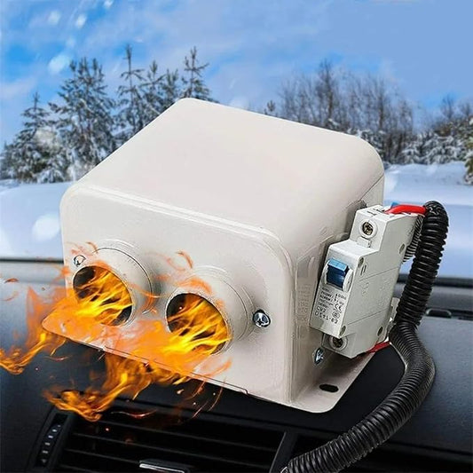 Car Heater Defroster Car Windshield De-Icers Car Defogger 12V 800W Car Heater 2 in 1 Portable Car Heaters and Cooling Fan Defrost Demister Heater for Cars Vans Trucks RVs