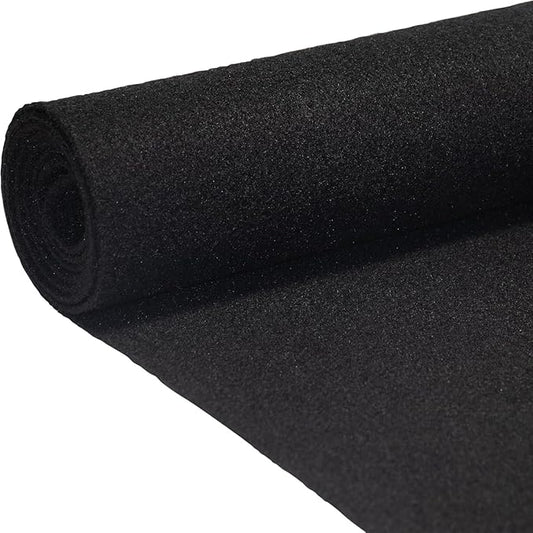Bbox Black Carpet Non-Woven Fabric | Length: 72 inch (6 ft.), Width: 120 inch (10 ft.) | for Speaker Sub Box Carpet Home, Auto, RV, Boat, Marine, Truck & Car Trunk Liner