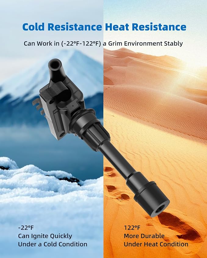 ECCPP Portable Spare Car Ignition Coils Compatible with Mazda Protege Mazda Protege 5 2001-2003 Replacement for UF407 5C1208 for Travel, Transportation and Repair (Pack of 2)