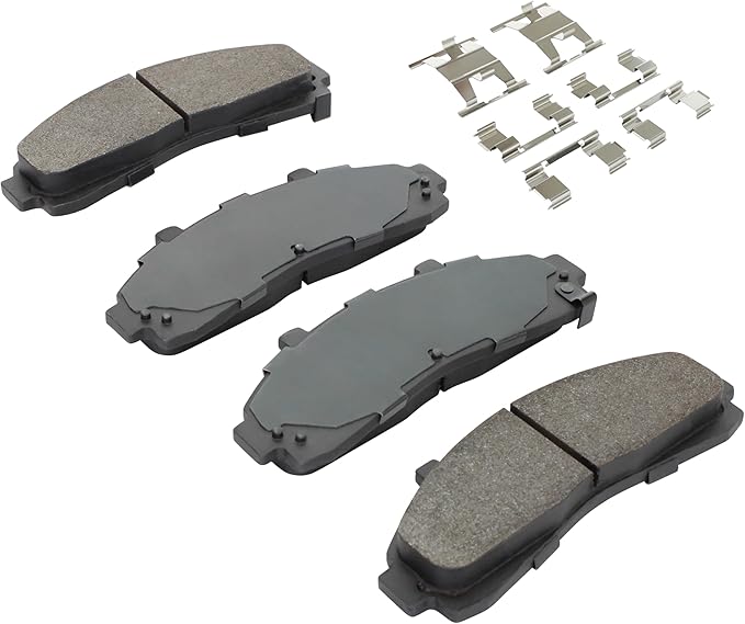 QUALITY-BUILT Premium Semi-Metallic Front Brake Pads 1001-0652M Compatible with 1995-2002 Ford/Mazda/Mercury (B2300,B2500,B3000,B4000,Explorer,F-100 Ranger,Mountaineer,Ranger)