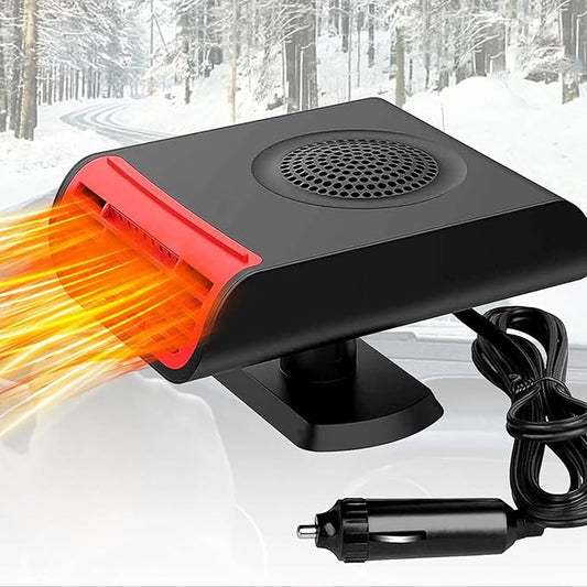 12V 150W Car Heater Auto Heater Fan, Portable Car Heater New upgrade Portable, 2 in 1 Fast Heating or Cooling Fan, Auto Heater Fan Plug in Cigarette Lighter, Car Windshield Defogger 360°
