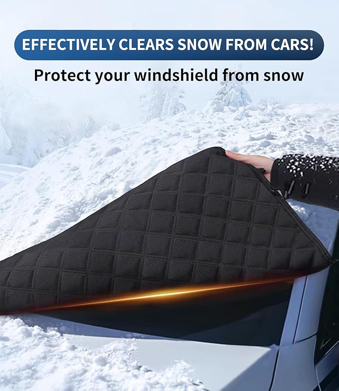 Custom fit for BMW Windshield Snow Covers, 8 Layers WAaterproof Windproof Protection, Frost Defense, Ice, Sun, Snow, Designed for BMW Accessories (for BMW 8 Series)