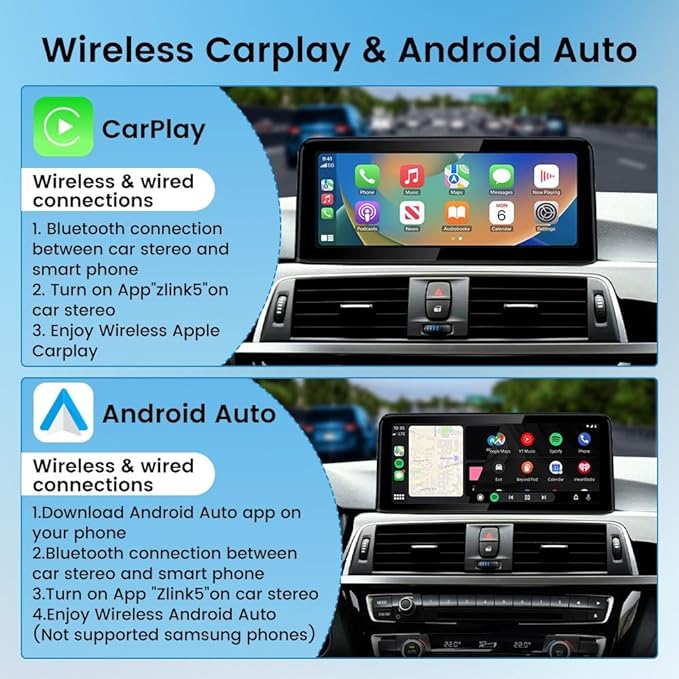 for BMW 3 4 Series F30 F31 F32 F33 F34 F36 2013-2017 NBT 10.25" Car CarPlay Android Auto Navigation Stereo GPS Radio Display IPS Touchscreen Headunit Tablet Media Player