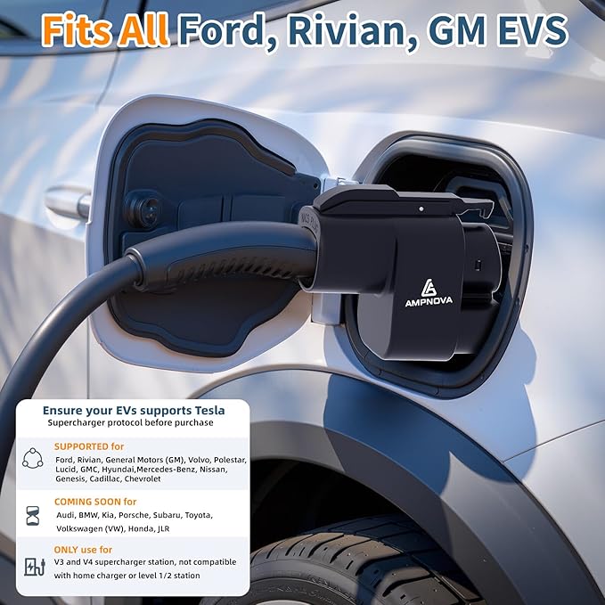 2025 Tesla Supercharger to CCS1 Adapter (Latest Version) - 1000V/500A Fast Charging | NACS to CCS Compatible with Select EVs, Compact & Portable Design