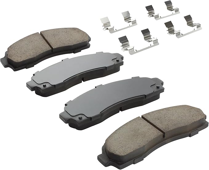 QUALITY-BUILT Premium Ceramic Front Brake Pads 1001-0833C Compatible with 1995-2012 Chevrolet/Ford/Mazda/Mercury/Pontiac/Saturn (B2300,B3000,B4000,Equinox,Explorer,Mountaineer,Ranger,Torrent,Vue)