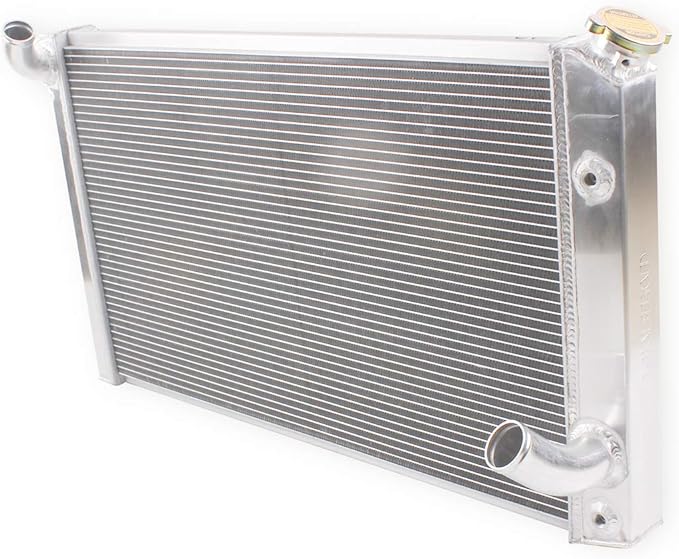 3 Rows Core Performance High Flow Full Aluminum Racing Cooling Radiator For 1973-1976 Chevy Corvette V8 5.7/7.4