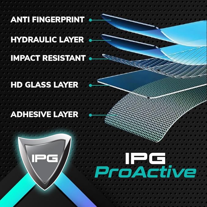 IPG ProActive for Toyota 2025 Camry LE-SE 8 Inch Navigation Display 9H Hardness Screen Protector Nano Ceramic Film Ultra Responsive High Clarity for '25Camry8