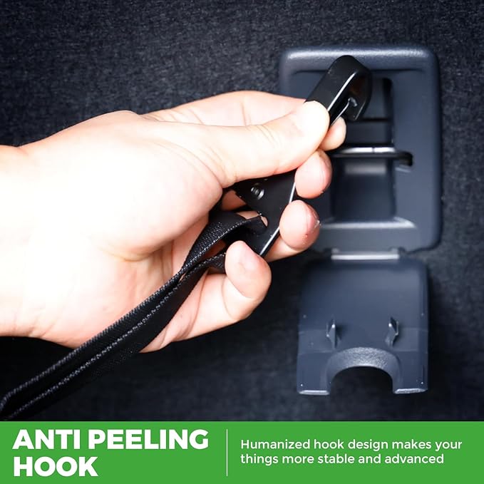 SUV Trunk Organizer Straps Adjustable for Snug Fit, Car Storage Organizer Straps with Easy Release Buckle, Cargo Storage Strap for SUV, All Purpose Car Accessories Cord Organizer Storage