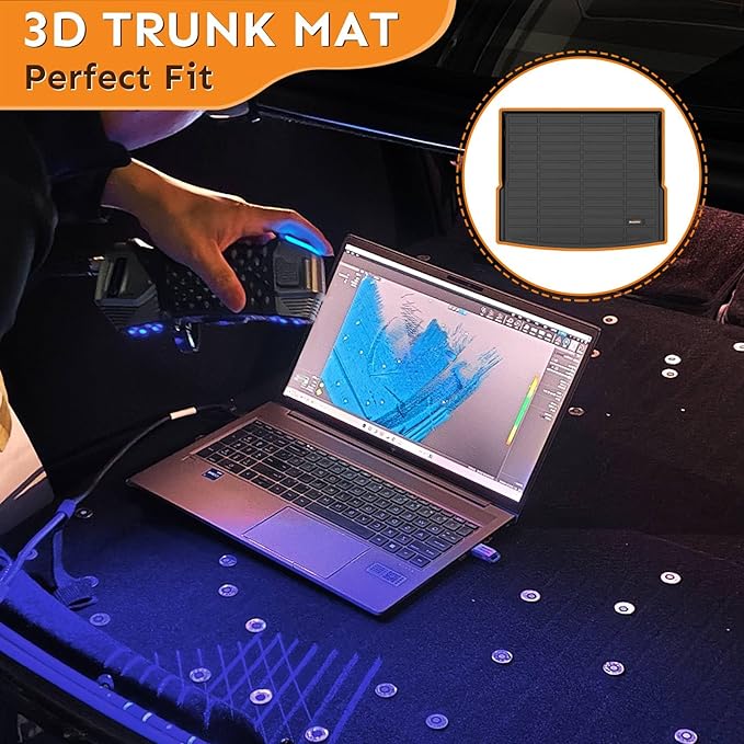 Binmotor-Floor Mats & Upper Cargo Liner Set for Honda CRV 2017-2022, All Weather Car Mats for Honda CR-V, Custom Fit for CR-V Floor Liners CRV Accessories Trunk Mat Cargo Mat