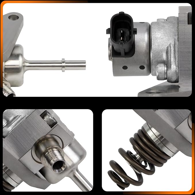 GDI High Pressure Fuel Pump Kit 12697966 Compatible with 2014-2020 Chevy Tahoe Silverado Suburban Express GMC Sierra Yukon Cadillac W/ 12677004 Intermediate Fuel Pipe& 12626354 Intake Manifold Gaskets