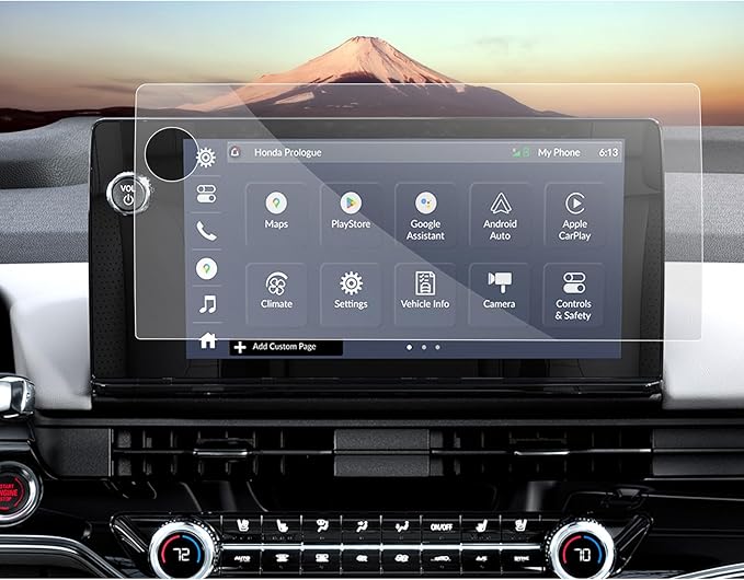 SXCY for 2024 2025 Honda Prologue Screen Protector 11.3 Inch for 2024 2025 Honda Prologue Accessories Navigation Display Touch Screen Protector[2PCS Nano]
