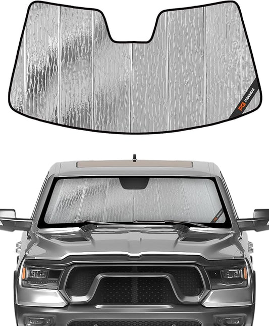 Windshield Sun Shade for Ram 1500 2019-2025 with 10 inch Wide Sensor - AstraGuard