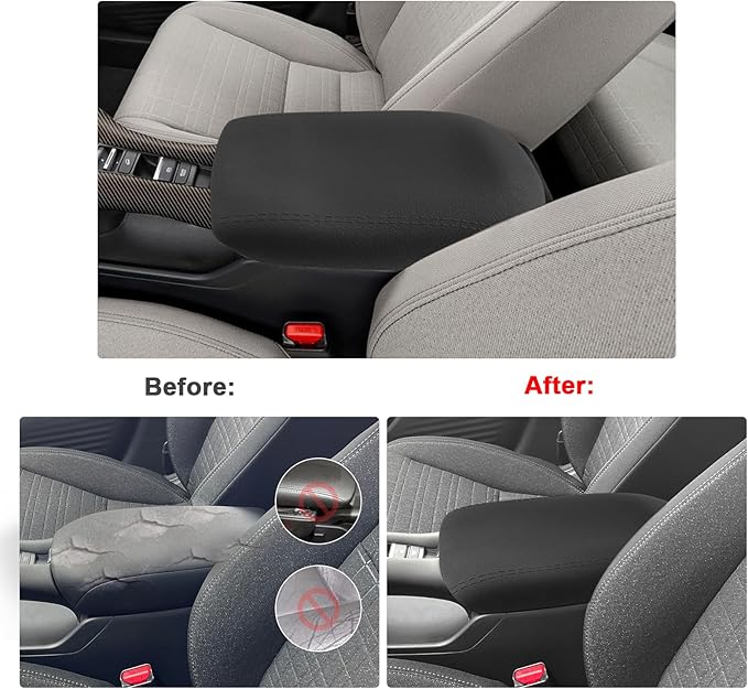 SXCY for 2023-2025 2026 Honda HRV HR-V Armrest Cover for 2024 2025 2026 Honda HRV Accessories 2025 2026 HRV Center Console Cover Silicone Full Cover(w/Privacy Storage)