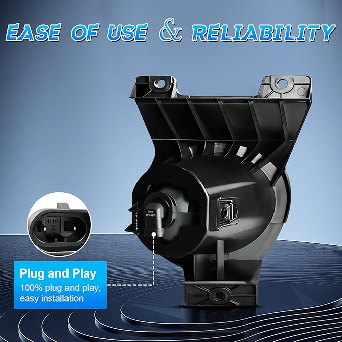 LED Fog Lights Compatible with 2011 2012 2013 2014 Ford F150/F250 /F350/F450/F550 Bumper Driving Fog Lamp Assembly Replacement DOT Approved（1 Pair）