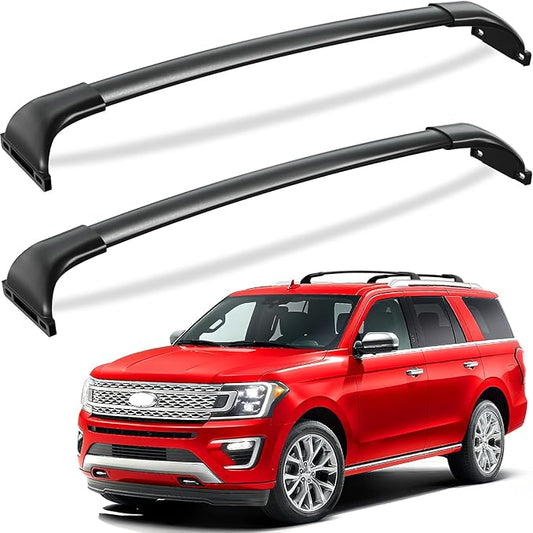 Tuyoung 220lbs Roof Racks Cross Bars Compatible with Ford Expedition/Max 2018-2025 & Lincoln Navigator 2018-2024, Heavy Duty Aluminum Crossbar Roof Rail Cargo Carrier Rooftop Car Accessories