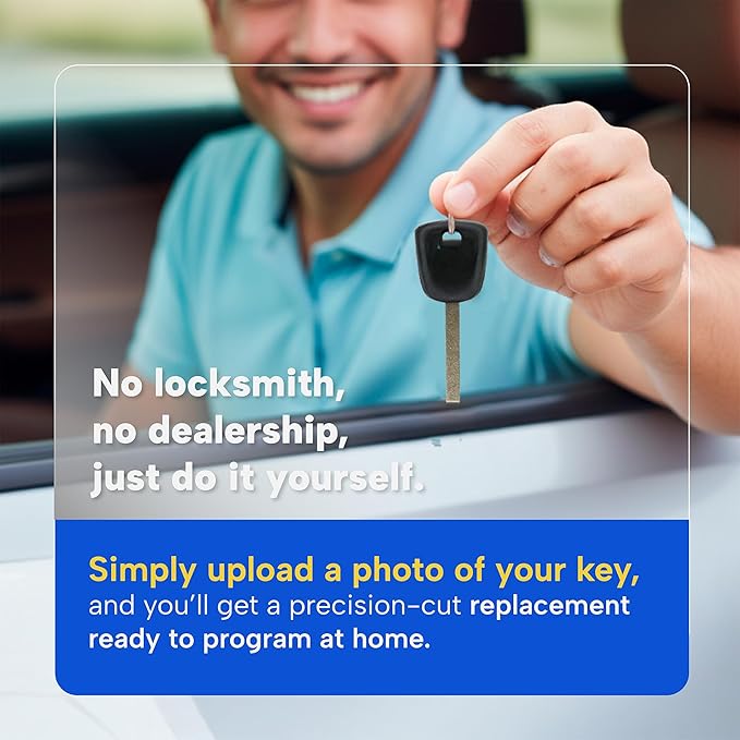 Replacement B119 Transponder Ignition Key for Buick, Chevrolet & GMC Vehicles (2010–2022) – Uncut HU100 Key Blank with Philips 46E Chip, Easy to Cut & Program