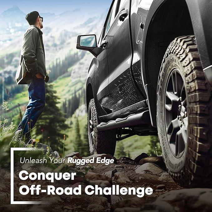 YHTAUTO 7 Inch Running Boards Fit Ford F-250/F-350 Super Duty 1999-2016 Extended/SuperCab, Side Steps Aluminum Step Bars Off-Road Exterior Accessories