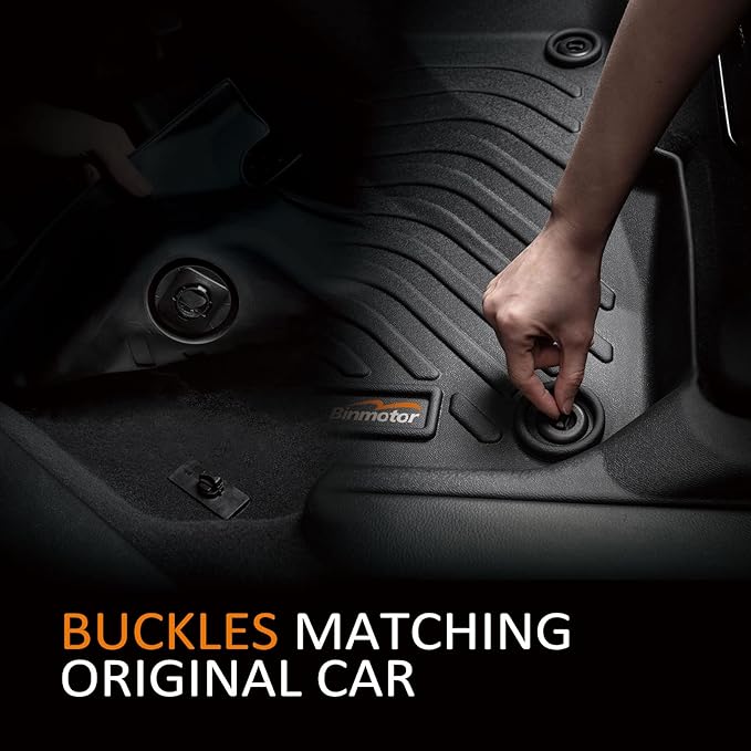 Binmotor-Floor Mats & Cargo Liner for Chevrolet/Chevy Spark GT 2015-2022 All Weather Car Mtas Floor Liners Car Floor Mats Cargo Trunk Mat for Chevy Spark GT Accessories