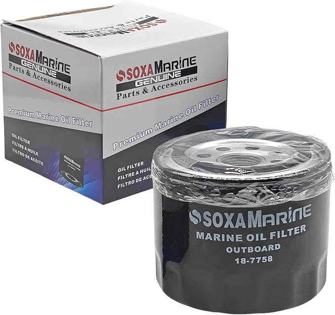 877761Q01 Maintenance Oil Filter for Mercury 4 Stroke EFI 75 90 115 HP Marine Engine 877761K01 18-7758