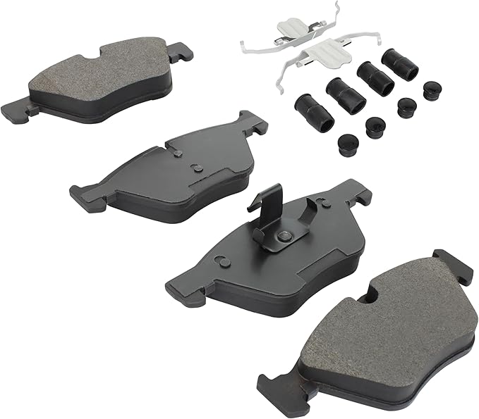 QUALITY-BUILT Premium Semi-Metallic Front Brake Pads 1001-1061M Compatible with 2006-2016 BMW (125i, 323i, 325i, 325xi, 328i, 328xi, 330i, 330xi, 335xi, X1, Z4)