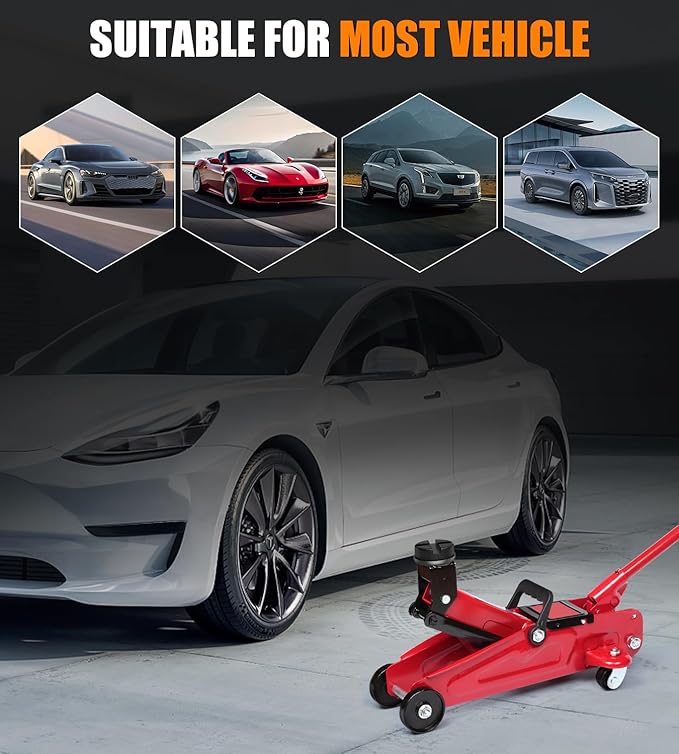 Universal Floor Jack Pads 2 PCS Car Jack Stand Rubber Pad, Pinch Weld Jack Adapter, Lift Frame Rail Protection Car Accessories