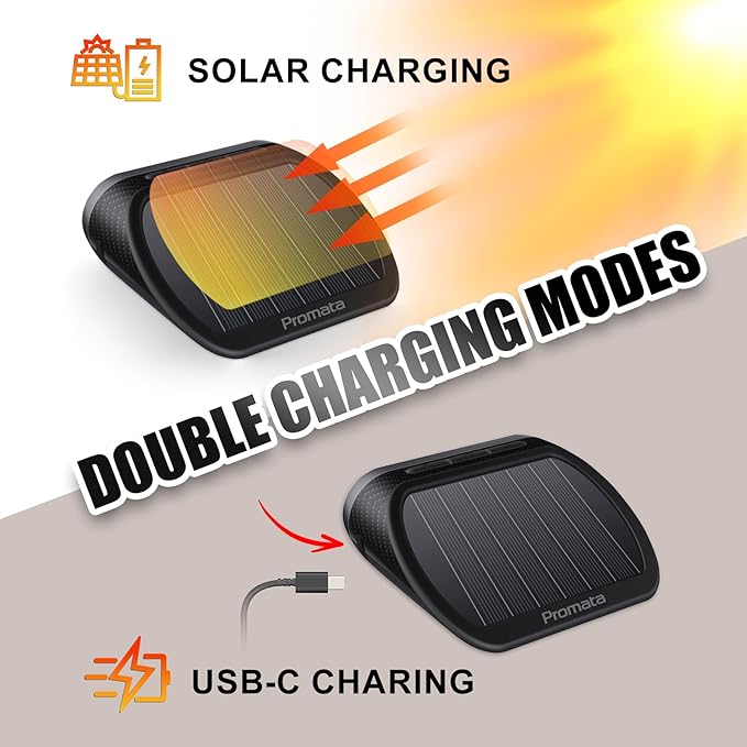 Promata RV Tire Pressure Monitoring System, Carbon Fiber Style RV TPMS with 4 Tire Pressure Sensors, Eye Protection Clear LCD Display, Intelligent Trailer Detection for Travel Trailer Motorhome Camper