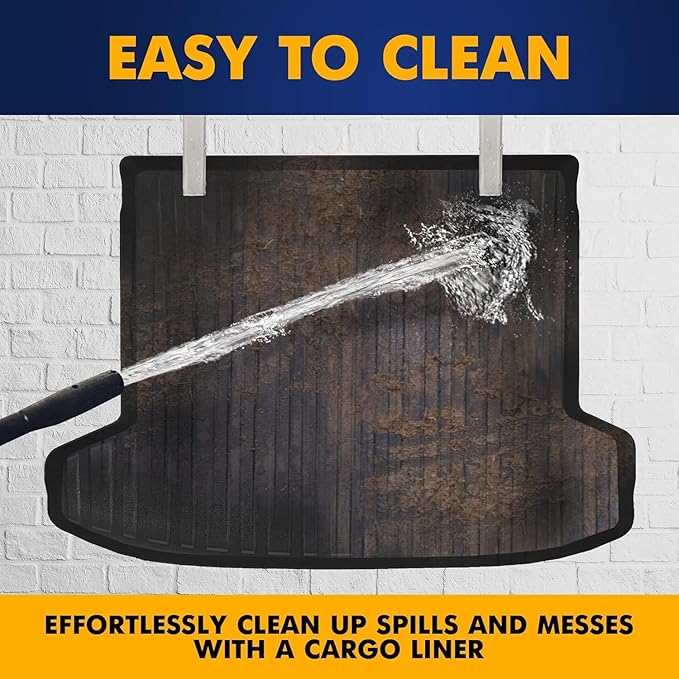 Premium Cargo Liner for Hyundai Tucson Hybrid 2022-2025 with Subwoofer - 100% Protection - Custom Fit Car Trunk Mat - Easy-to-Wash & All-Season Cargo Mat - 3D Shaped Laser Measured Trunk Liners