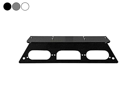 Magnetic Antenna Mounting Plate - 2022 Ford Superduty F250 - Compatible - No-Drilling Required - No Cam - Black