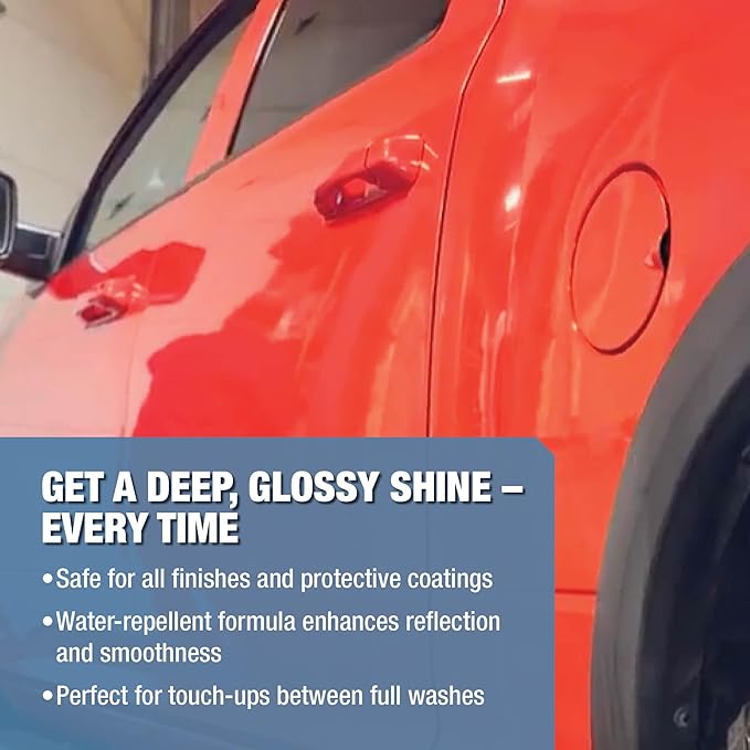 Zenex Body Gloss Liquid Spray Wax - High Gloss Professional-grade Detail Spray Wax | Cleans & Protects Painted Surfaces, Glass, Chrome, & More | Water-Repellant Protection | 32 oz (2 Pack)