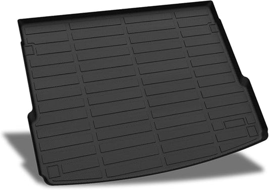 GINOWY-Cargo Liner for Audi Q5 SQ5 2018-2024 2025 (Not for PHEV) TPE All Weather Q5 Car Mats Non-Slip Trunk Mat Floor Liners Waterproof Easy to Clean Cargo Mat, Custom Fit Accessories Mats Black