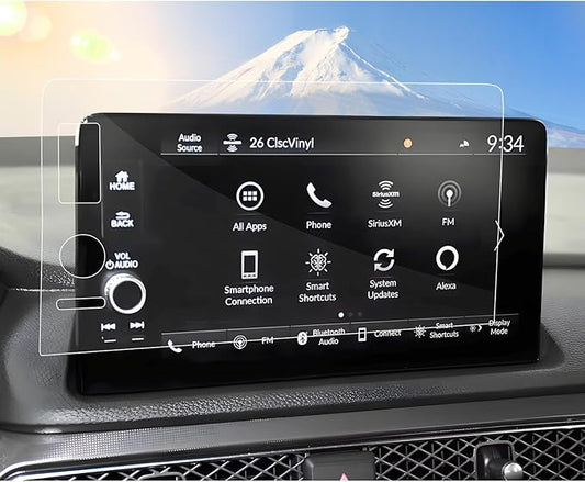 SXCY 2PCS for 2025 2026 Acura ADX Screen Protector 9 Inch [A-Spec Advance Only] for 2025 2026 Acura ADX Accessories Navigation Display Touch Screen Protector Anti-Glare[Nano Soft]