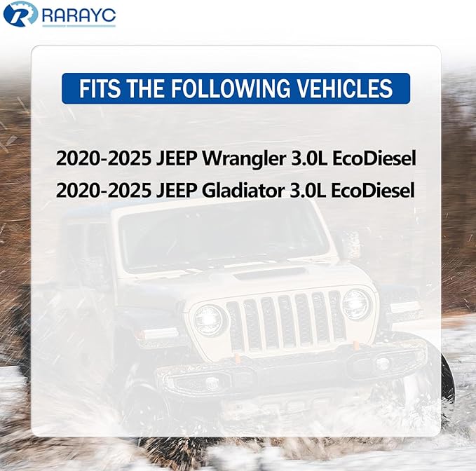 Ecodiesel 3.0L Oil Filter & Air Filter Set Replacement for | 2020-2023 Wrangler JL | 2020-2023 Gladiator | Replaces# 68507598AA 68498720AA 68436631AA