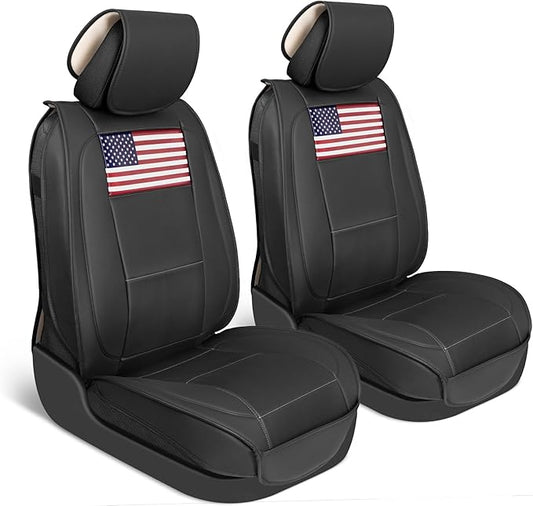 American Flag Seat Covers for Trucks, Cars, & SUV - Napa Leather US Car Seat Covers American Flag Truck Accessories - Car Seat Cover Patriotic Car Accessories Car Seat Protector