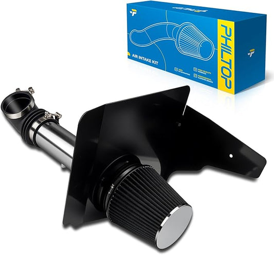 PHILTOP Cold Air Intake Kit for Chevrolet Camaro 2010-2011 LT/LS 3.6L V6 Gas Intake Air Filter