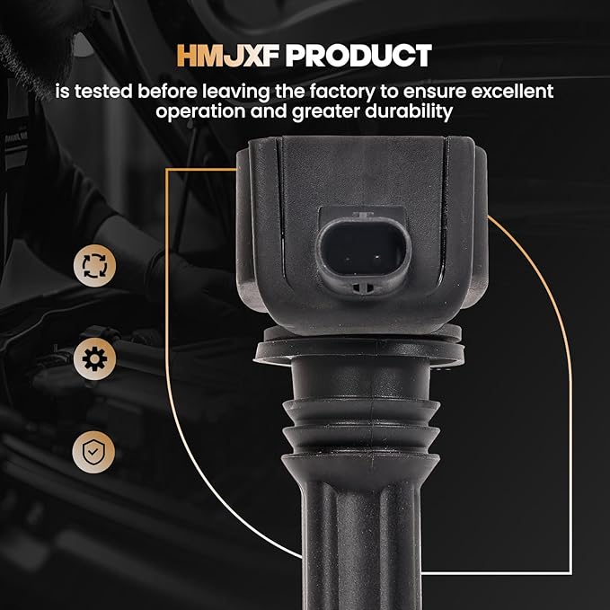 Set of 6 Ignition Coil Packs UF648 0221504032 Compatible with- V6 3.6L Engines 2011-2016 Grand Cherokee Wrangler Chrysler 300 Dodge Avenge Charger Durango RAM 1500