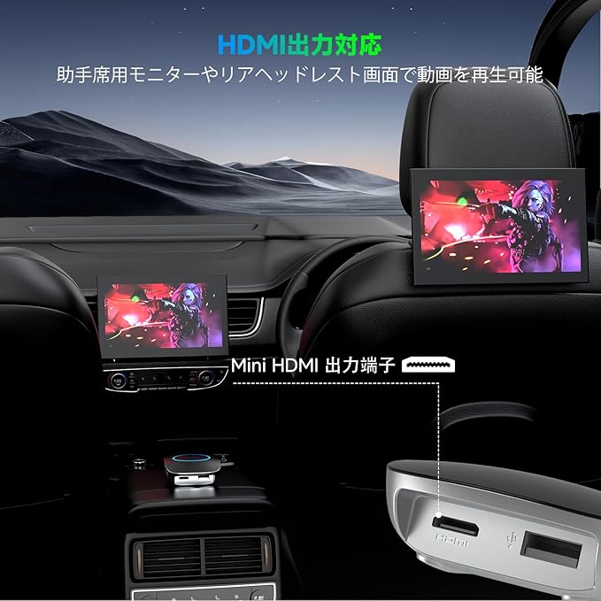 Wireless CarPlay Ai Box with OBD2 Scanner, Car Video Streaming Wireless Plug & Play Carplay Adapter for iPhone & Android Auto with ChatGPT, Supports YouTube, Netfilx 256GB Max, HDMI