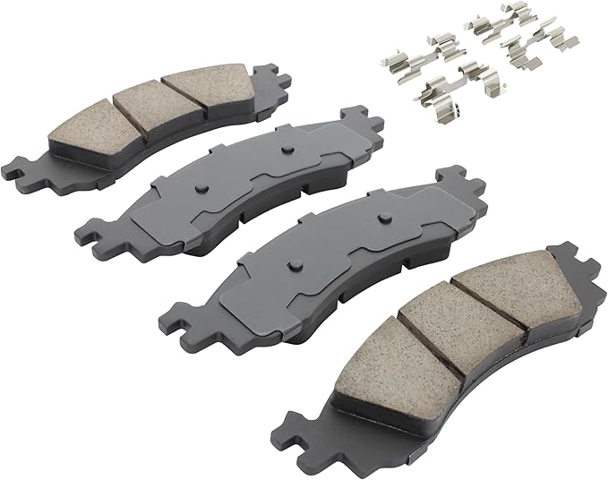 QUALITY-BUILT Premium Ceramic Front Brake Pads 1001-1158C Compatible with 2006-2010 Mercury Mountaineer; 2006-2012 Ford (Explorer, Explorer Sport Trac, Taurus); 2011 Lincoln (MKS, MKT)