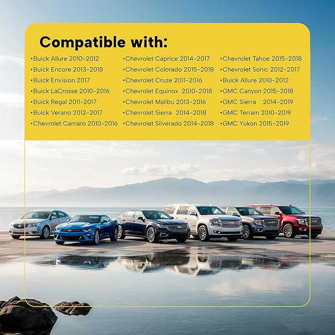 Replacement B119 Transponder Ignition Key for Buick, Chevrolet & GMC Vehicles (2010–2022) – Uncut HU100 Key Blank with Philips 46E Chip, Easy to Cut & Program