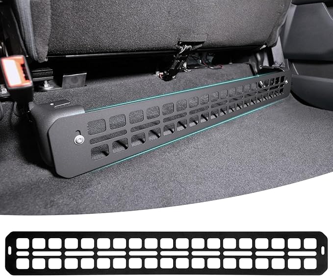 Under Seat Storage Molle Panel Compatible with 2015-2025 Ford F150 / Raptor, 2017-2025 Super Duty Accessories Seat Bottom Divider Panel Underseat Organizer Fit for 2015-2025 F-150 Accessories