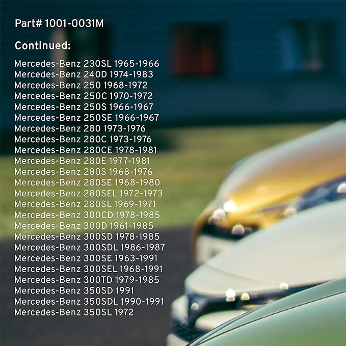 QUALITY-BUILT Premium Semi-Metallic Front Brake Pads 1001-0031M Compatible with 1955-2004 Alfa Romeo/Audi/BMW/Maserati/Mercedes-Benz/Opel/Porsche/Saab/Volkswagen/Volvo (100 Series,145,1500,1600,1600-)