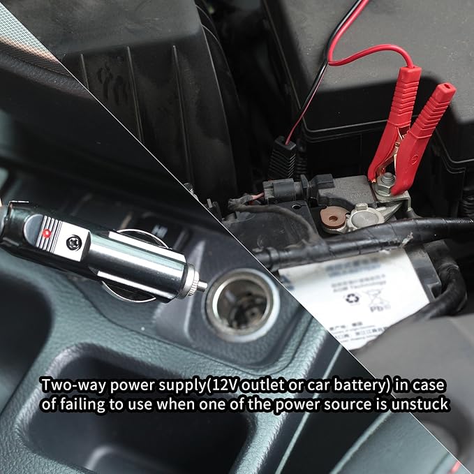 Electric Car Floor Jack 3 Ton All-in-one Automatic 12V Scissor Lift Jack Set for Sedans SUV w/Double Saddles Remote Tire Change Repair Emergency Tool Kits Vehicle Floor Jack Wheel Change(3T)