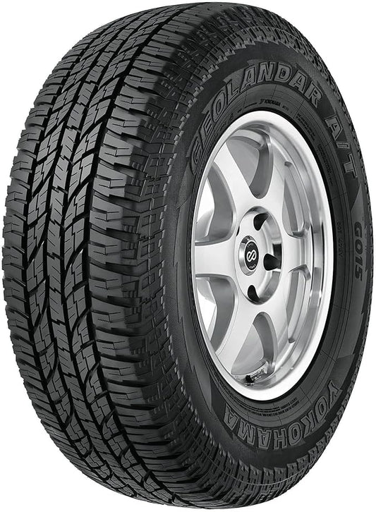Yokohama LT225/75R16 Geolandar A/T G015 115/112R E/10 Ply White Letter Tire